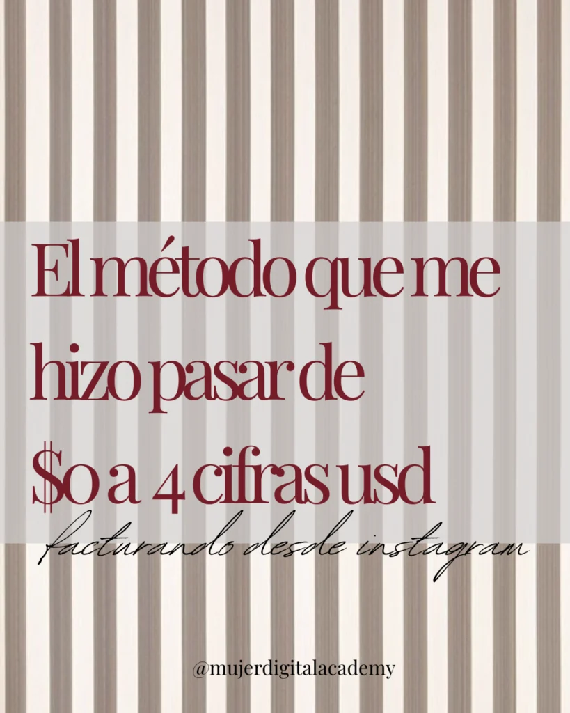 Guía gratis: El método que me hizo pasar de $0 a 4 cifras usd