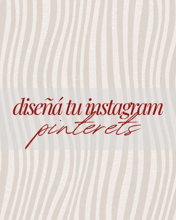 Kit: Diseñá tu instagram pinterest